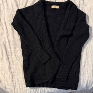 Hollister Black Knit Cardigan